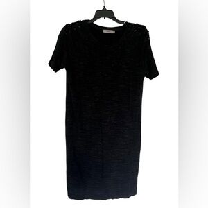 Dalia Medium Black T-Shirt Dress